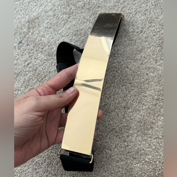 Zara limited edition stretchable with gold metallic combination belt - Picture 10 of 10